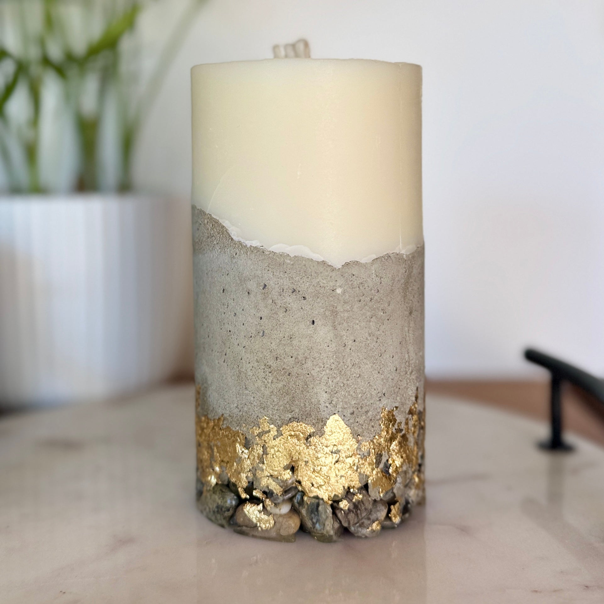 Bougie Colonne Béton - Brise Marine