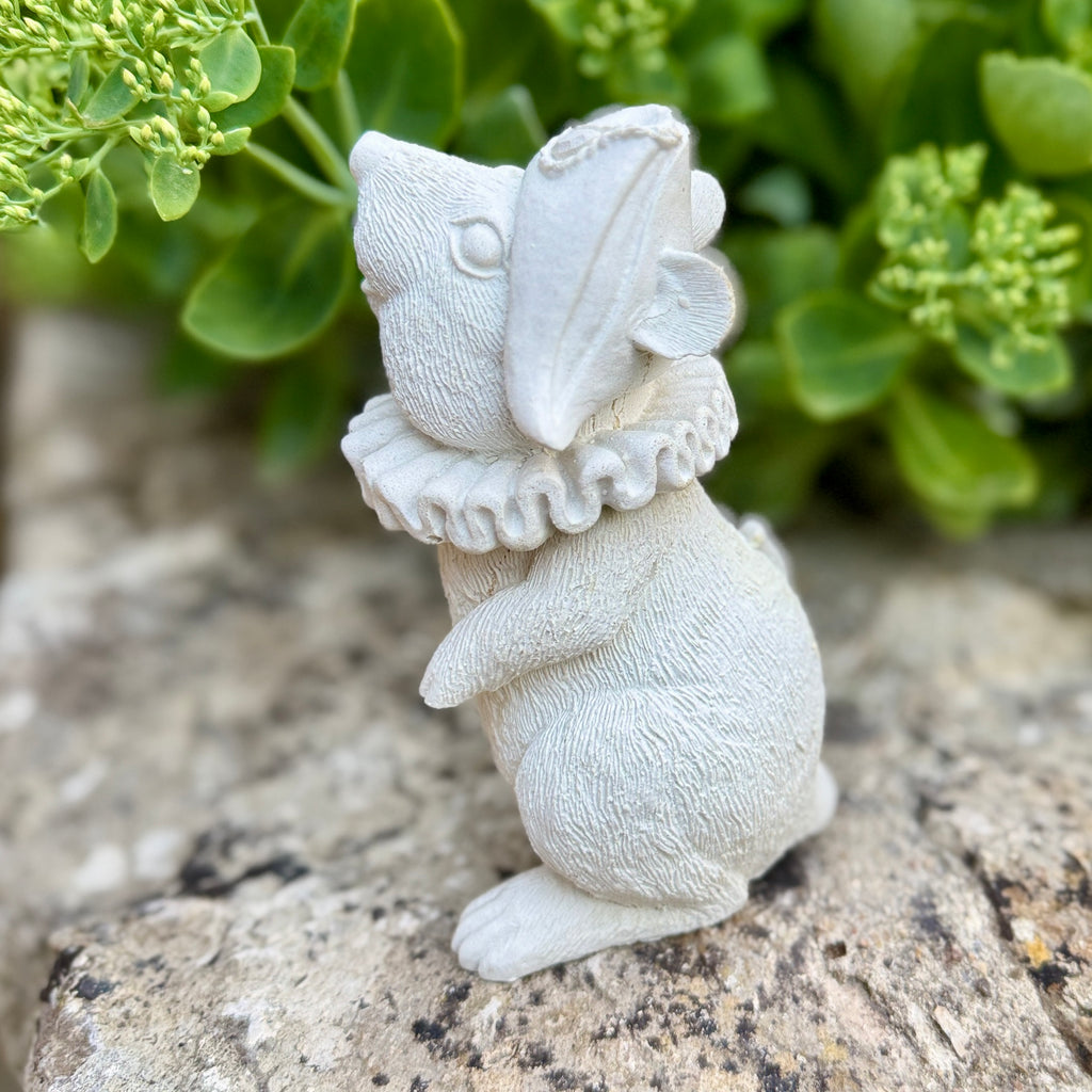 Le rat Aristocrate en béton-Décoration charme & cabinet de curiosités