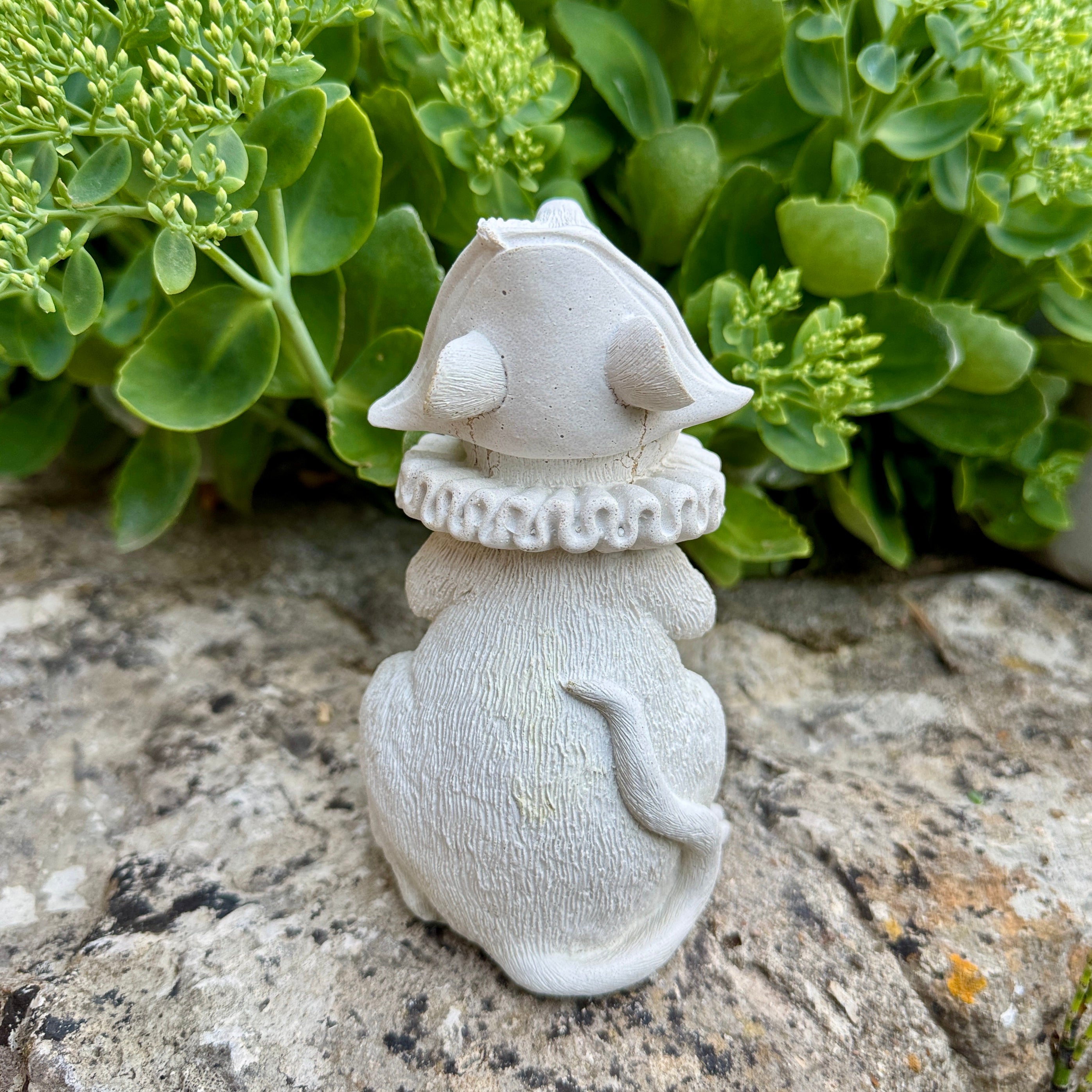 Le rat Aristocrate en béton-Décoration charme & cabinet de curiosités